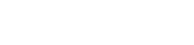 Checkout Securely With American Express, Apple Pay, MasterCard, PayPal, Visa