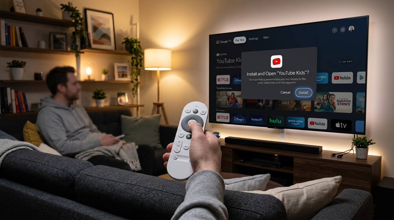 Setting up on Android TV or Google TV