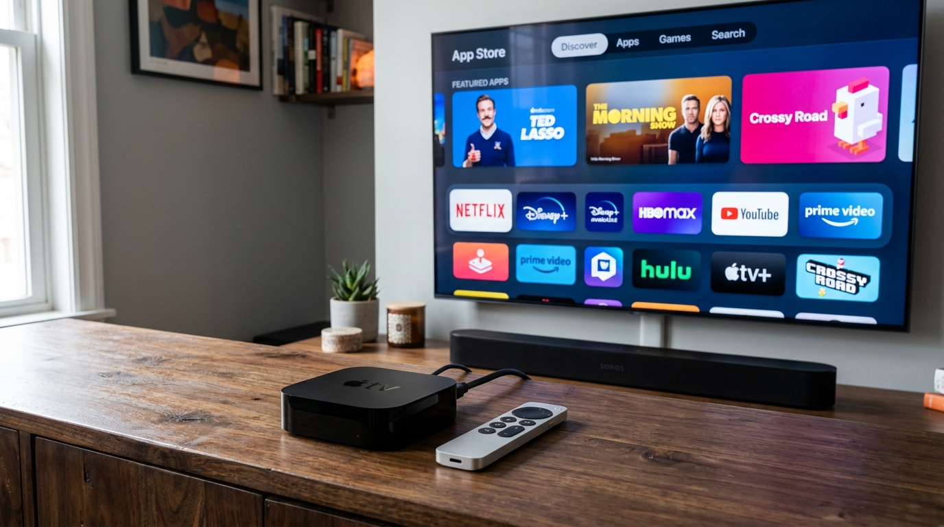 Setting up on Apple TV