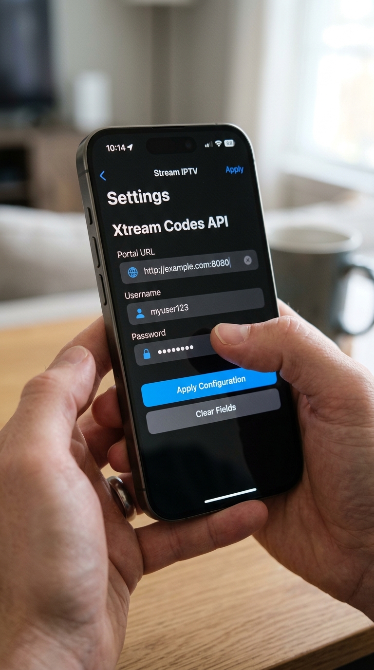 Setting up on iPhone or iPad